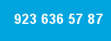 923 636 57 87 923 636 57 87